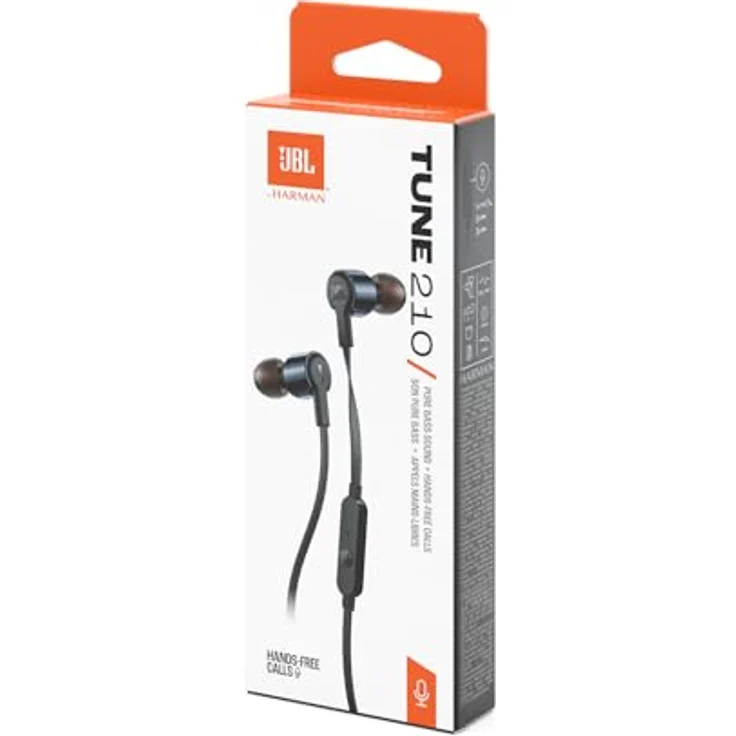 JBL Tune 205, In-Ear Kopfhörer kabelgebunden, champagner/gold – Bild 6