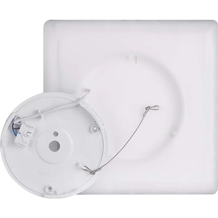 EMOS LED-Wand-/Deckenleuchte FLORI, quadratisch - neutralweiß 4000 K - 1800 lm - 18 W - 25 000 Std. - 110° Abstrahlwinkel - für Innenbereich - 29,3x29,3 cm - weiß – Bild 3