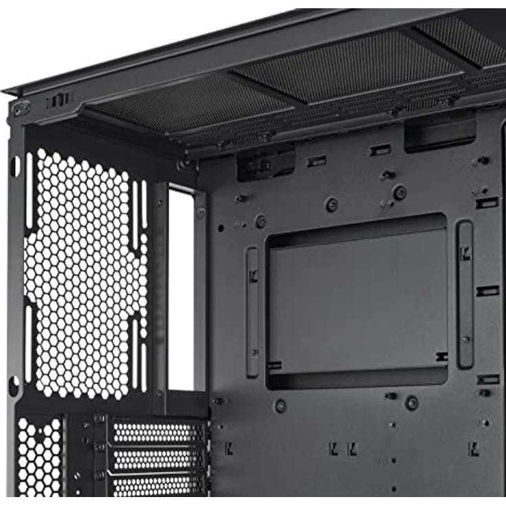 Lian Li LANCOOL 216X PC-Gehäuse - 392 mm GPU-Größe - Design mit hohem Luftstrom - inklusive 160-mm-Lüftern, Stahl, Midi-Tower, Schwarz – Bild 2