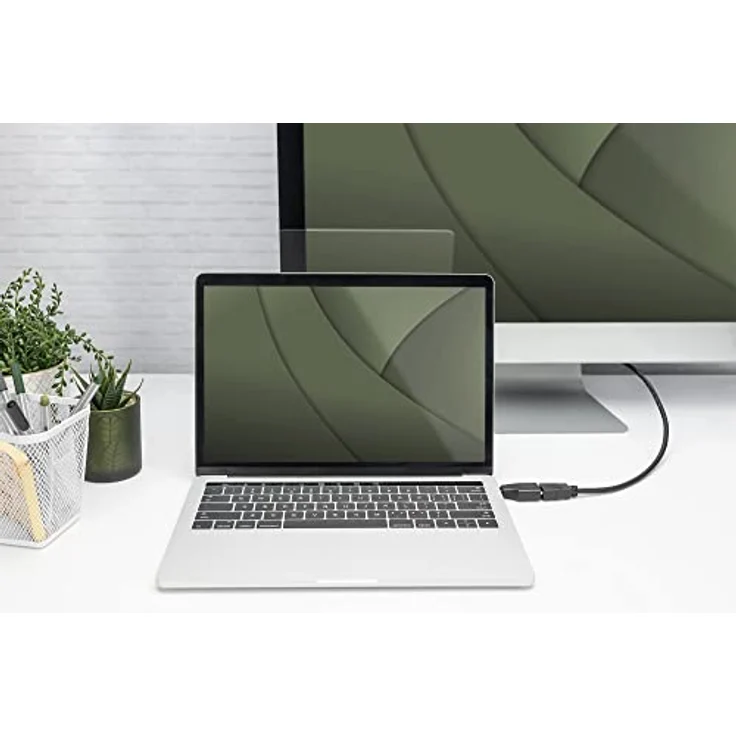 DIGITUS USB-C zu HDMI Adapter, UHD 4K 30 Hz, Aluminiumgehäuse, vergoldete Kontakte, Plug & Play, schwarz – Bild 4