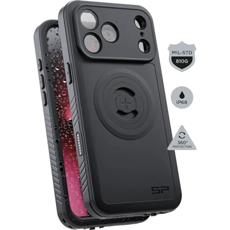 SP CONNECT Phone Case Xtreme für iPhone 17 Pro Max, Militärstandard, wasserdicht, kabelloses Aufladen, kompatibel mit MagSafe – Bild 3