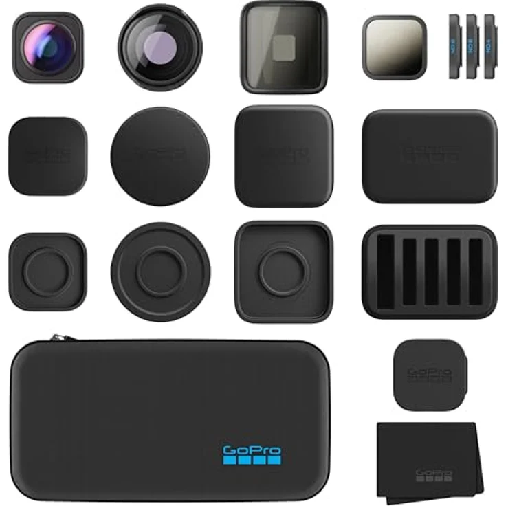 GoPro HB-Series Objektivkollektion, Premium Kit mit Ultraweit-, Makro- und Anamorph-Lens Mods sowie 4 Neutraldichtefiltern – Bild 2