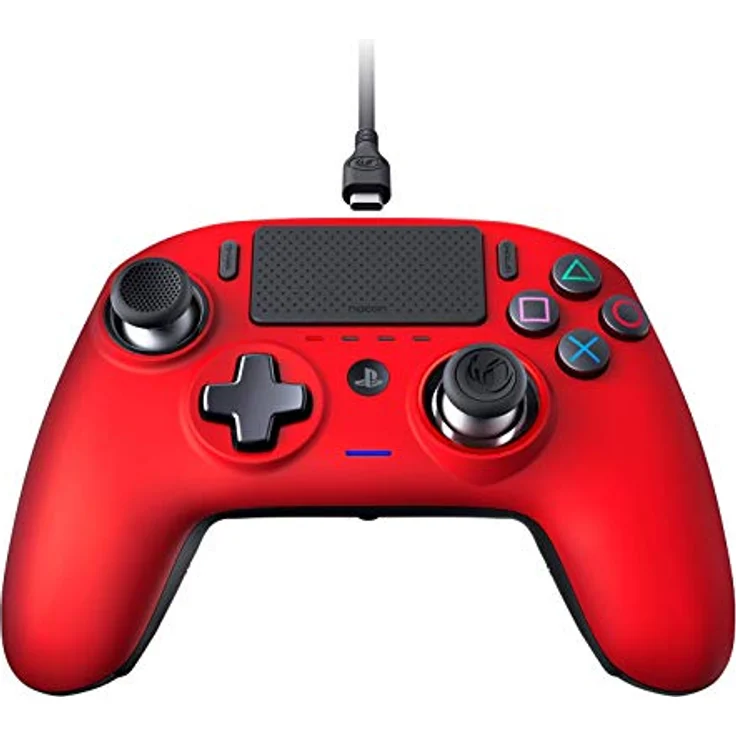Nacon Gaming Revolution Pro Controller 3, USB 3.2 Gen 1 Gamepad für PC und PlayStation 4 (PS4), ergonomisches Design, rot – Bild 3