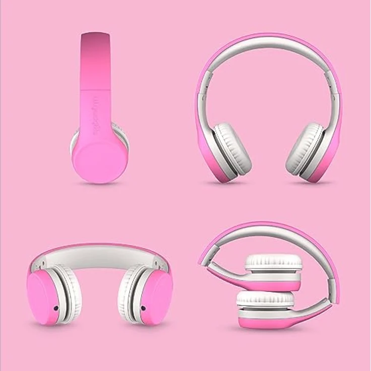 LilGadgets Connect+ Volume Begrenzte Wired Kopfhörer Mit Shareport Für Kinder Rosa – Bild 7