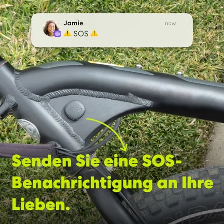 Tile by Life360 Sticker (2024) - Bluetooth-Tracker, Fernbedienungsfinder und Gegenstandsfinder für Fahrräder, Brillen. iOS- & Android-kompatibel. 2er-Pack (Schwarz) – Bild 4
