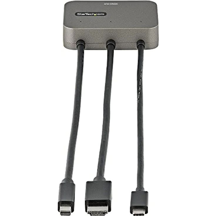 StarTech.com 3-in-1 Multiport auf HDMI Adapter - 4K 60Hz USB-C HDMI oder Mini DisplayPort auf HDMI Konverter für Konferenzräume - Digitaler AV Videoadapter für HDMI Monitor/Display (CDPHDMDP2HD) – Bild 4