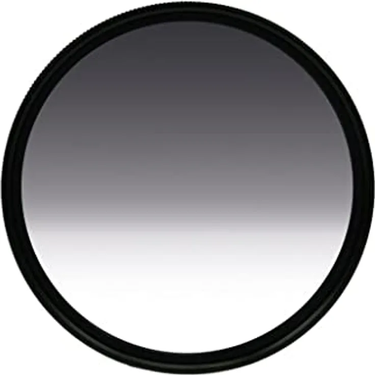 Dörr Digiline Grauverlaufsfilter, 2 Blendenstufen, ND 0,6X, aus stabilem Resin Material, farbneutraler Schraubfilter mit Frontgewinde (55 mm)