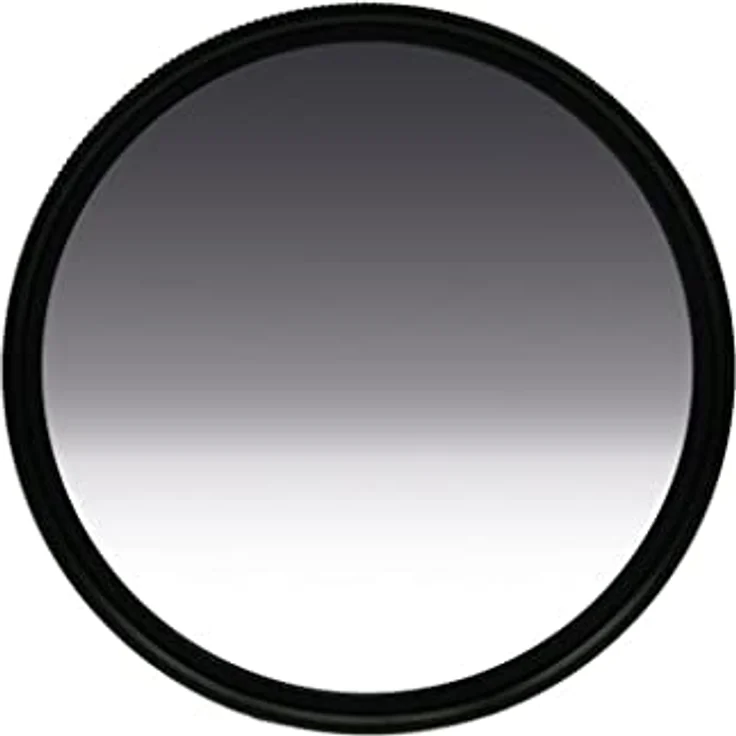 Dörr Digiline Grauverlaufsfilter, 2 Blendenstufen, ND 0,6X, aus stabilem Resin Material, farbneutraler Schraubfilter mit Frontgewinde (55 mm) – Bild 1