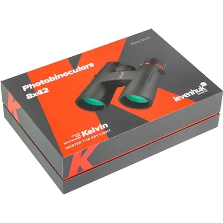 Levenhuk Kelvin Snap 8x42, Fotofernglas mit Smartphone-Kompatibilität und Bluetooth-Fernauslöser – Bild 9