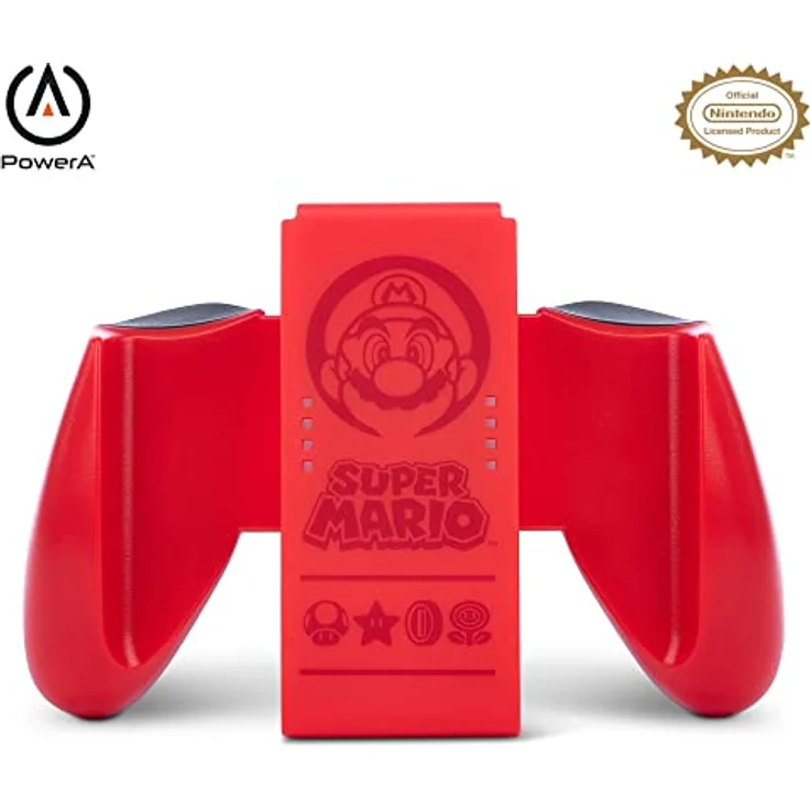 PowerA Joy-Con-Komfortgriff für Nintendo Switch - Super Mario - Rot – Bild 1