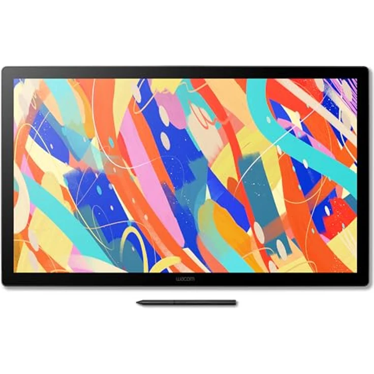 Wacom Display Cintiq 24 (2025), Grafiktablett mit 23,8" WQHD-Display, 5080 lpi, druckempfindlichem Wacom Pro Pen 3 und AG-Glasoberfläche, Schwarz – Bild 1