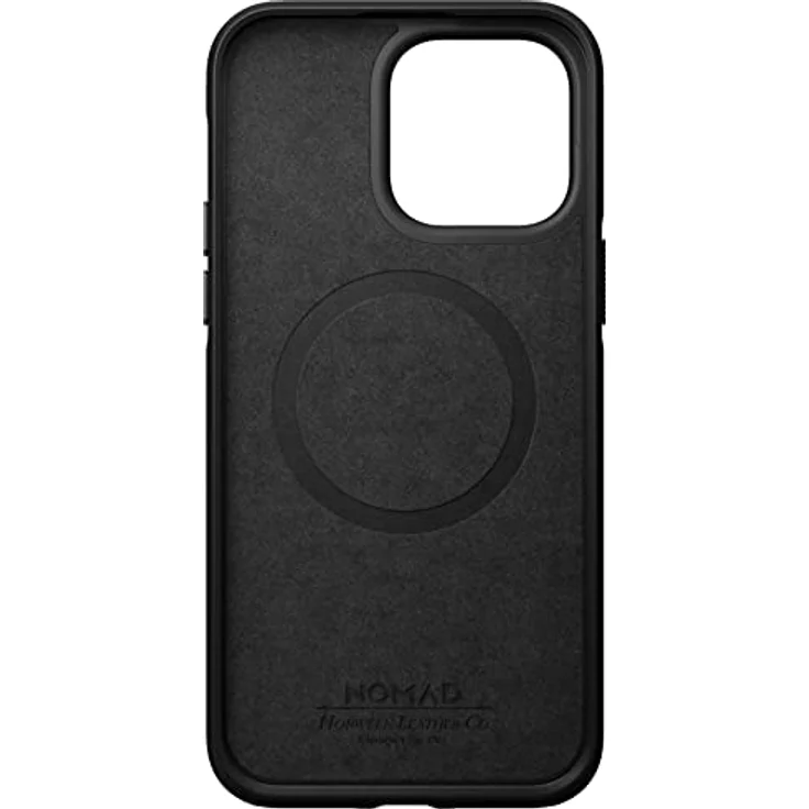 Nomad Moderne Lederhülle für iPhone 14 Pro Max - Horween Leder, 360° erhöhte Kanten TPE Bumper, 3 m Fallschutz, Mag Safe & Wireless Charging (Schwarz) (Rustikales Braun) – Bild 3