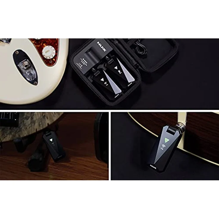 NUX B-5RC Wireless System für Gitarre und Mikrofon, Plug-and-Play, 24-bit/44.1 kHz, anmeldefrei, bis zu 30 Meter Reichweite, inkl. tragbarem Lade-Case – Bild 8