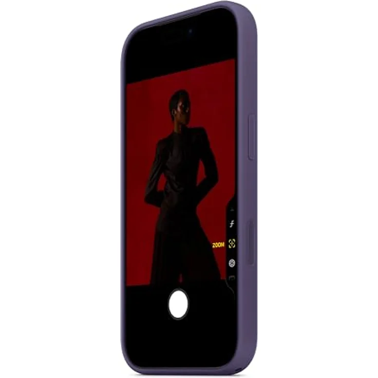 Apple iPhone 17 Pro Silikon Case mit MagSafe, Nebelviolett, 45% recyceltes Silikon, weiches Mikrofaser-Futter, kabelloses Laden – Bild 4