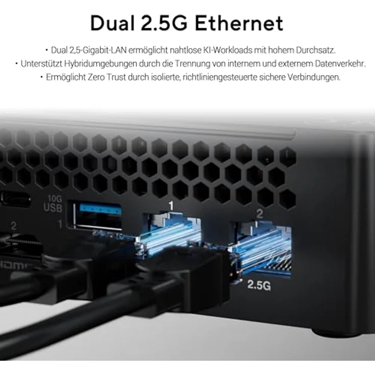 ASUS NUC 16 Pro RNUC16GDKU560002, Mini-PC mit Intel Core Ultra 5 325, 4,5 GHz, 0 GB RAM, Schwarz, Wi-Fi 6/7, Bluetooth 6.0 – Bild 6