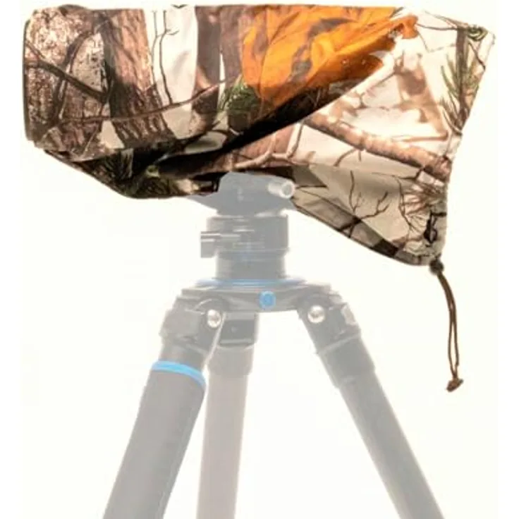 Buteo Photo Gear Regenschutz 1 Schwarz, Kameraschutz für Objektive 70-200 / 300mm, wasserdichtes Polyester