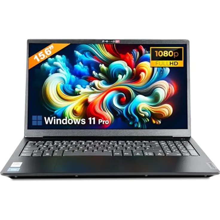 Lenovo - Schneller Laptop mit Intel Celeron N4500 2x2.80 GHz - 15,6 Zoll Full HD Notebook - 8GB DDR4 RAM - 256 GB SSD - Webcam - Bluetooth - USB 3.2 - WLAN - Win 11 Pro - Greed Laptoptasche - Preisvergleich