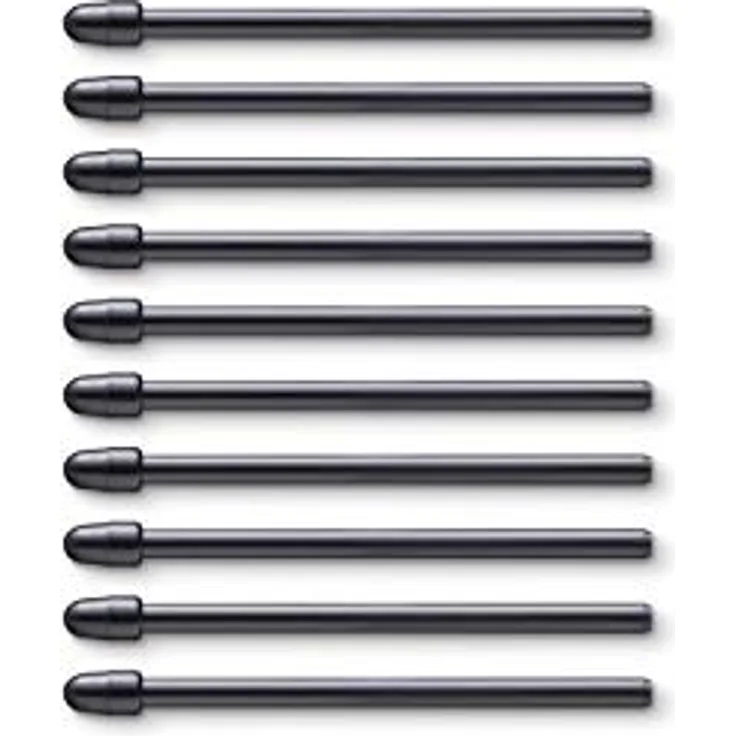 Wacom ACK22211 Set mit 10 Standard-Spitzen für Pro Pen 2, Schwarz