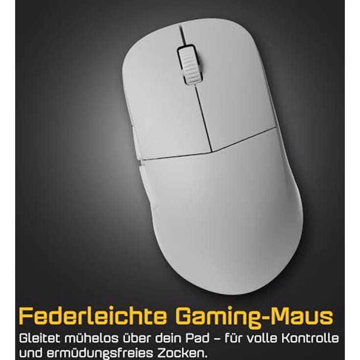 Endgame Gear XM2w 4k v2 Gaming-Maus, kabellos mit 4.000 Hz Polling-Rate und PixArt PAW3950 Sensor - White Frost – Bild 5