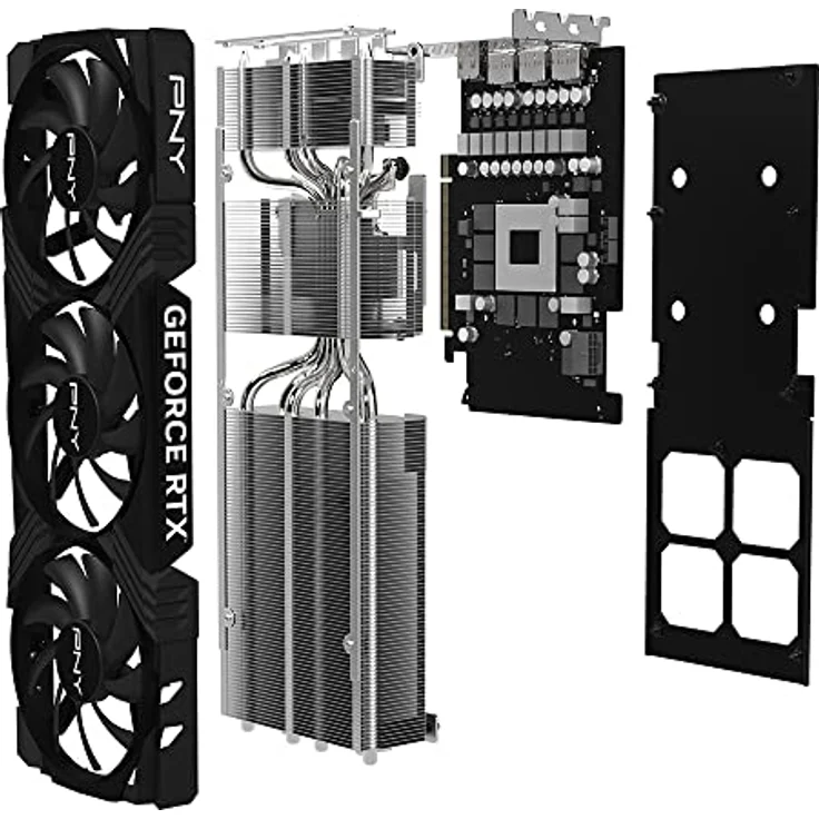 PNY GEFORCE RTX™ 4070Ti 12GB Verto DLSS 3 Triple Fan Grafikkarte – Bild 4