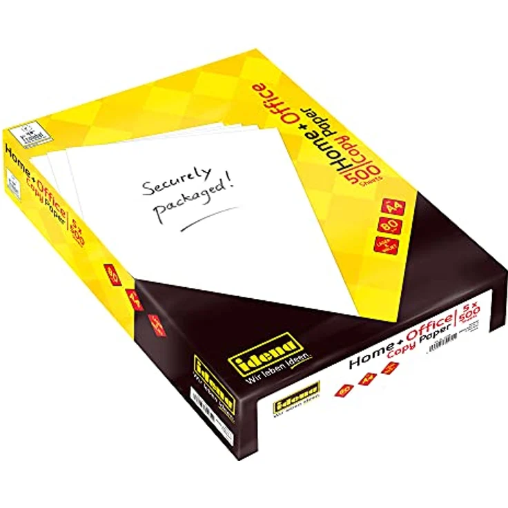 Idena 10548 - Idena Kopierpapier DIN A4, 500 Blatt, weiß, 80g/m², EU-Ecolabel, geeignet für Laser & Inkjet, mit reißfester Folienschutzverpackung - Preisvergleich – Bild 2