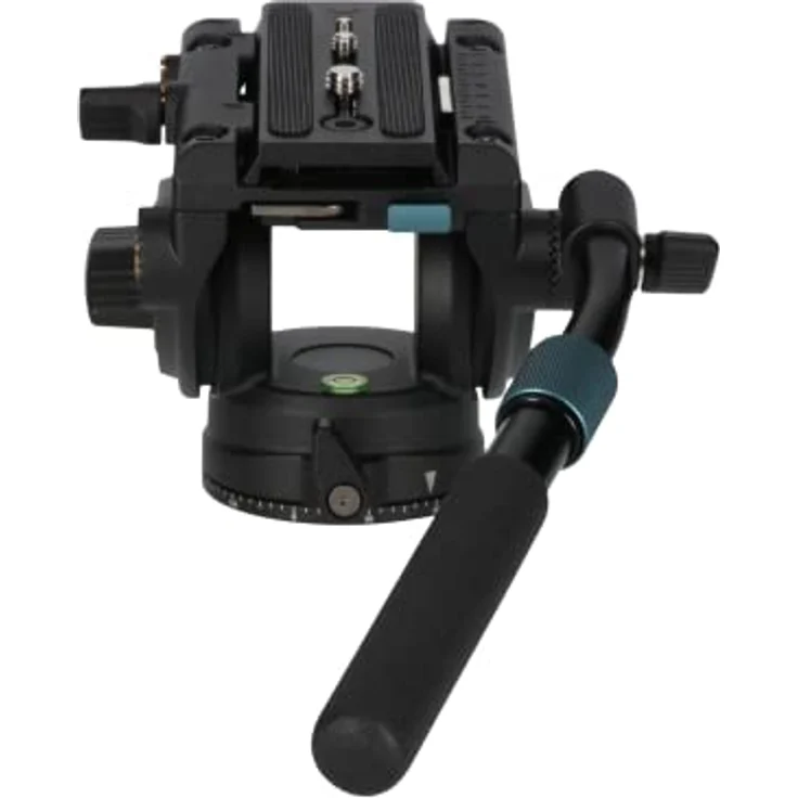 Rollei VH-9 Fluid-Videokopf, Videoneiger für Camcorder und DSLR-Kameras, für Filmaufnahmen, Videografie, Content Creation, Live-Streaming und Tragkraft 12kg – Bild 3