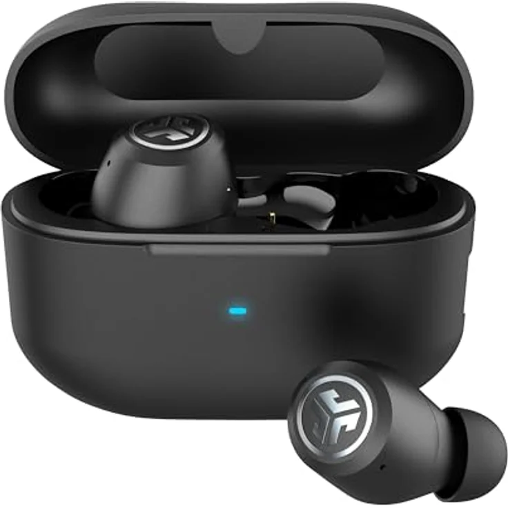 JLab JBuds True Wireless ANC 3 In Ear Kopfhörer Bluetooth, Smart Active Noise Cancelling kabellose Kopfhörer 42+ Std. Spielzeit, IP55 schweißresistent, EQ3 Sound, Headset mit Mikrofon & USB-Ladecase – Bild 1