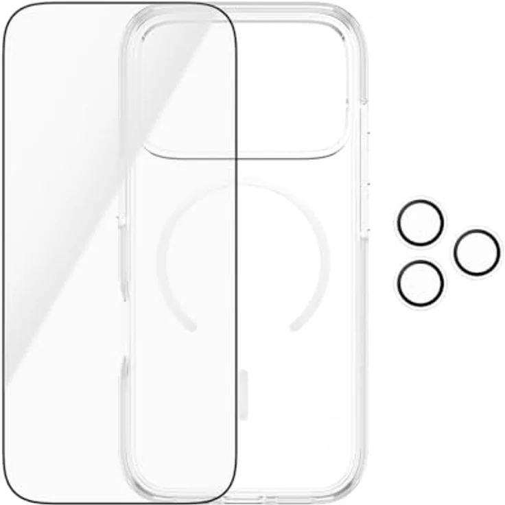 CARE by PanzerGlass Flagship 3-in-1 Bundle, Schutzset für Apple iPhone 18 Pro mit Hülle, Displayschutz und Kameraschutz, ultra-dünn, schwarz – Bild 4
