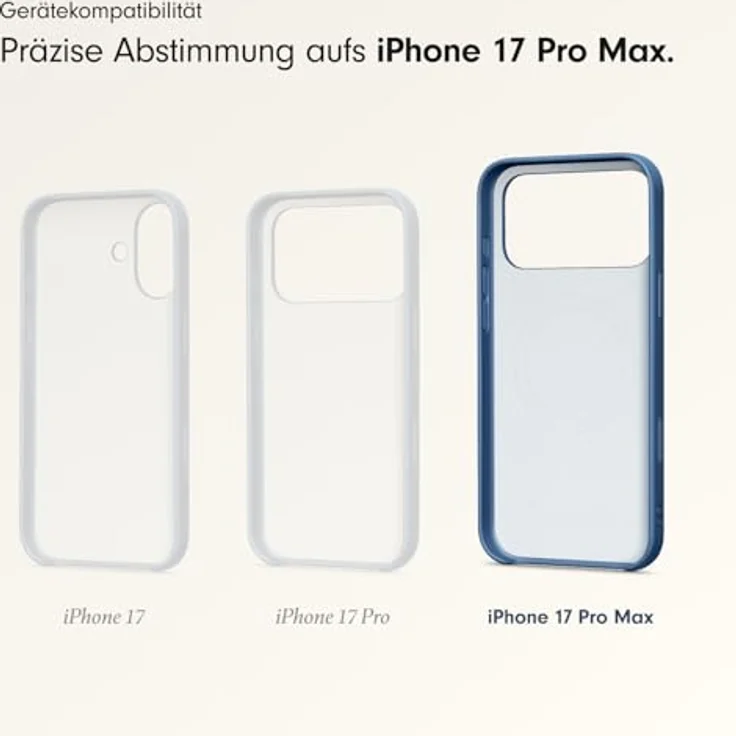 Beats iPhone 17 Pro Max Kickstand Case mit MagSafe, Kamerasteuerung, integrierter Ständer und Trageschlaufe – Felsblau – Bild 3