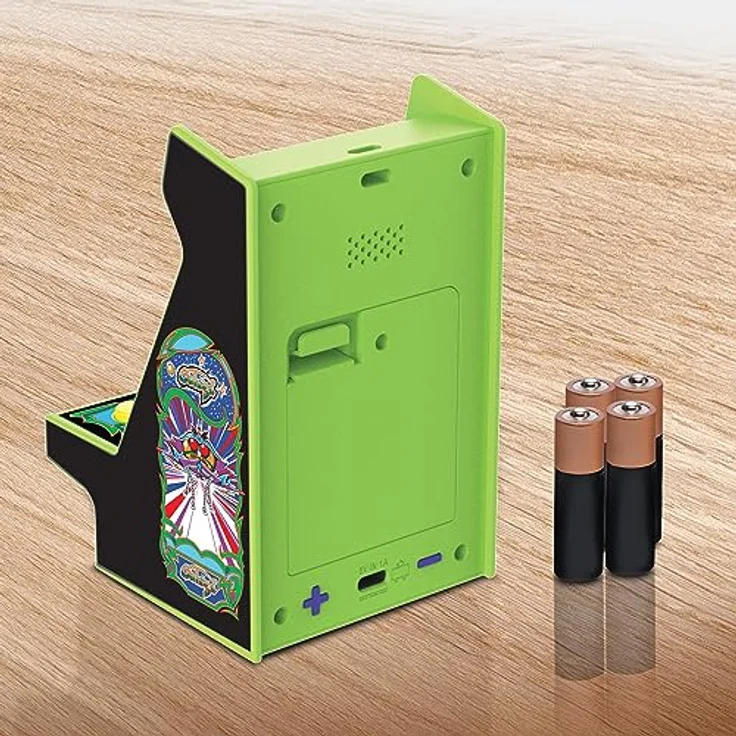 My Arcade Nano Player Galaga, Handheld Konsole mit 2 Spielen und 4,5 Zoll Farbdisplay – Bild 3