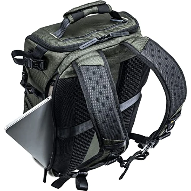 Vanguard VEO SELECT 48BF GR, Fotorucksack mit Platz für Spiegelreflexkamera und bis zu fünf Objektive, Grün – Bild 7