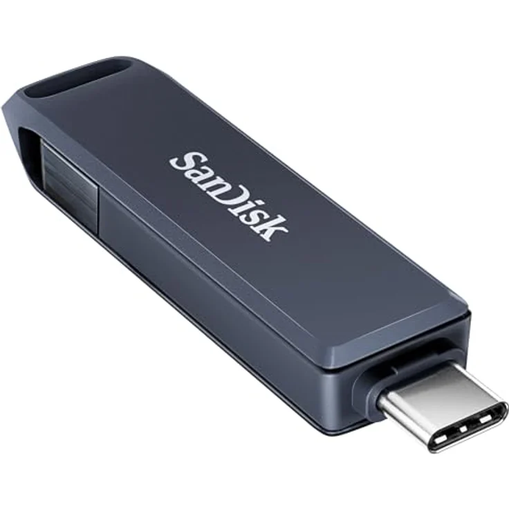 SanDisk Phone Drive, Flash-Laufwerk 2-in-1, iPhone Speicher 64GB, Metallic Sky – Bild 2