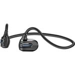 Muvit Airlight Bluetooth Sport Luftleitung-Kopfhörer mit integriertem Mikrofon, Schwarz