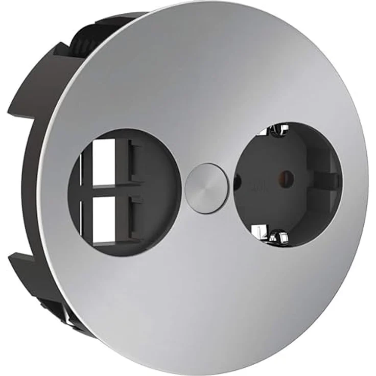 Bachmann Steckdoseneinheit und Steckdosenleiste Twist, 931001, Schwarz – Bild 2