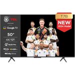 TCL 50T7B 50-Zoll QLED Pro Fernseher, 4K Ultra HD, Dolby Atmos, Motion Clarity, Freihändige Sprachsteuerung, Schwarz