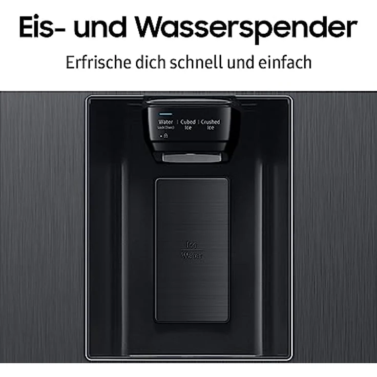 Samsung Side-by-Side mit Slim Ice Maker und Wassertank, 628 L Premium Black Steel – Bild 5