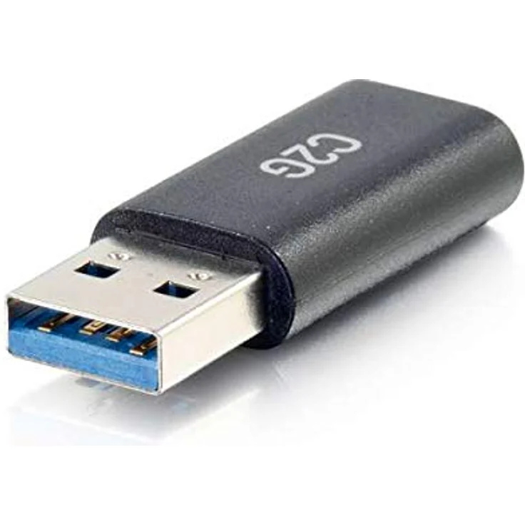 C2G USB C weibliche to USB A mannlichen SuperSpeed USB 5Gbps Adapter Converter, Compatible with Smartphones, Tablets and Laptops – Bild 2