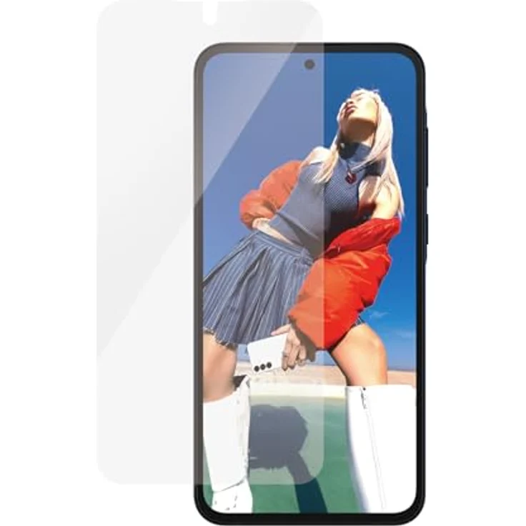 Panzer Glass Displayschutzglas für Samsung Galaxy A55 5G, schmutz- und feuchtigkeitsabweisend, Ultra-Wide Fit, einfache Installation – Bild 3