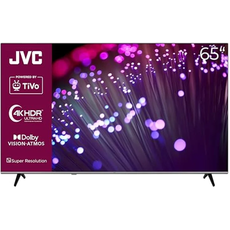 JVC LT-65VU7555, 65 Zoll Smart TV Powered by TiVo, 4K UHD mit Dolby Vision HDR, Dolby Atmos, Triple-Tuner und LED – Bild 1