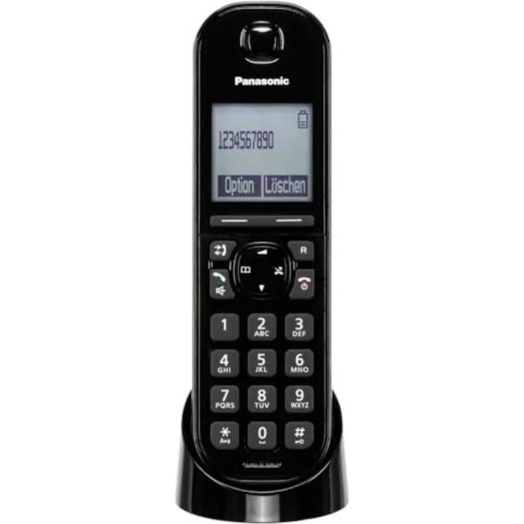 Panasonic KX-TGQ200GB DECT IP-Telefon, schnurlos, CAT-iq 2.0 kompatibel, digitales Telefon, schwarz – Bild 3