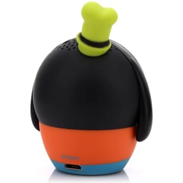 Bitty Boomers Disney: Goofy Mini Haut-parleur Bluetooth, Ultraportabler Lautsprecher mit 5 cm Höhe, Bluetooth 5, kabellose Reichweite von 9,1 m, Schwarz – Bild 3