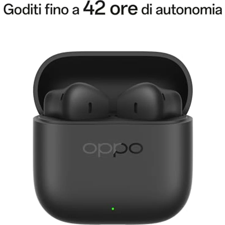 OPPO Enco Buds3, Kabellose In-Ear-Kopfhörer mit passiver Geräuschunterdrückung, 8 h Akkulaufzeit, IP55-Zertifizierung, Schwarz – Bild 3