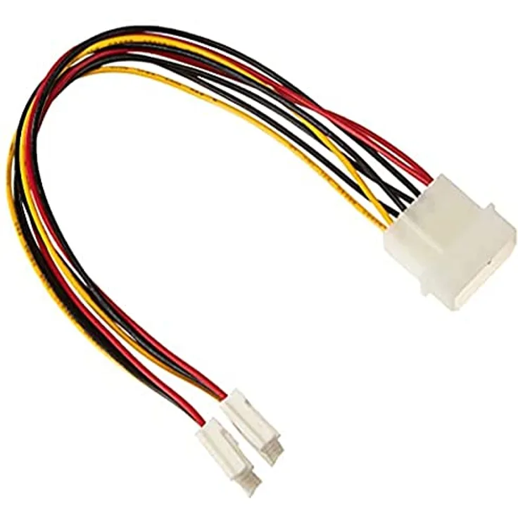 C2G 25cm 3. 5 LP4 mannlichen Molex auf 2 x weibliche Mini Kabel Splitter Extender. Molex Y-Kabel