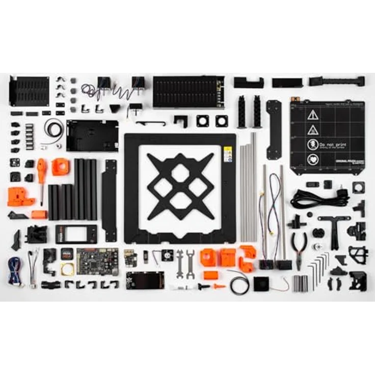 ORIGINAL PRUSA MK4S 3D-Drucker-Kit, DIY Kit mit automatischer Kalibrierung, abnehmbare Druckblätter, Filamentmuster enthalten – Bild 4