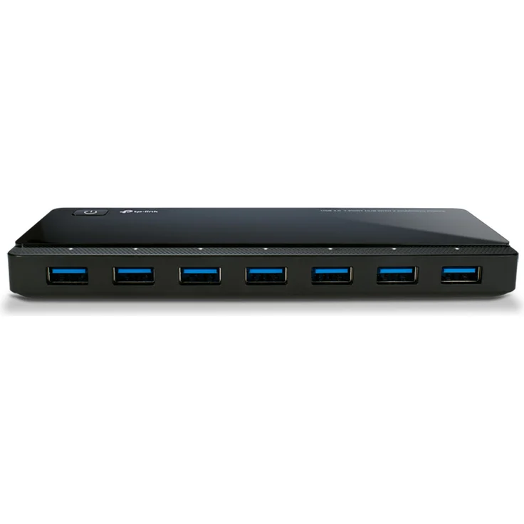 TP-Link UH720, USB 3.0 7-Port Hub mit 2x 2.4A Ladeanschlüssen, schwarz