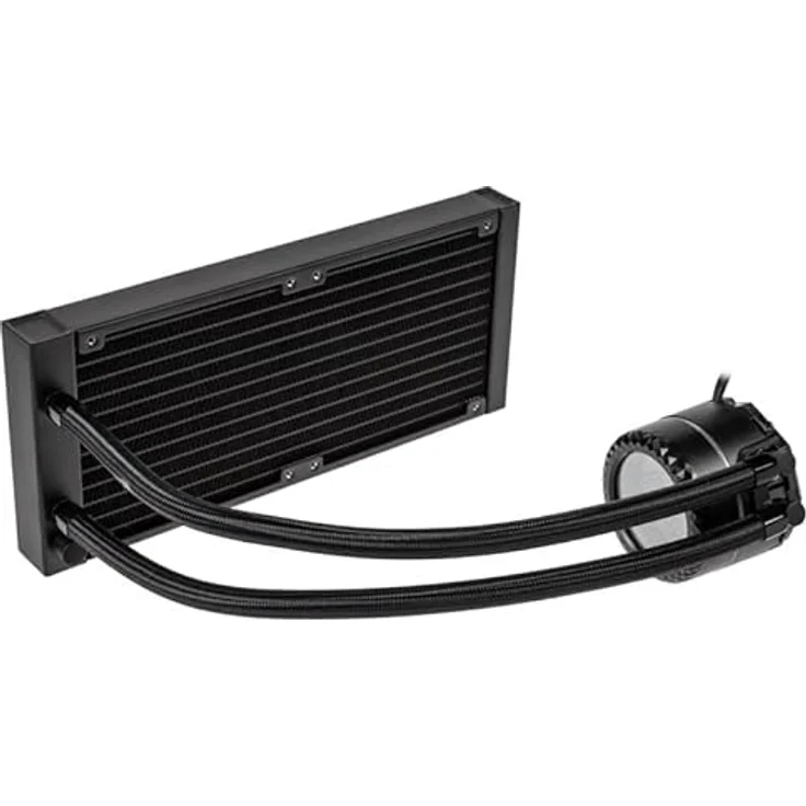 KOLINK Umbra Void AIO Performance CPU-Kühler, Wasserkühlung, ARGB-Beleuchtung, Unendlichkeitsspiegel-Effekt, Aluminium, Kupfer, 240mm, Schwarz – Bild 2
