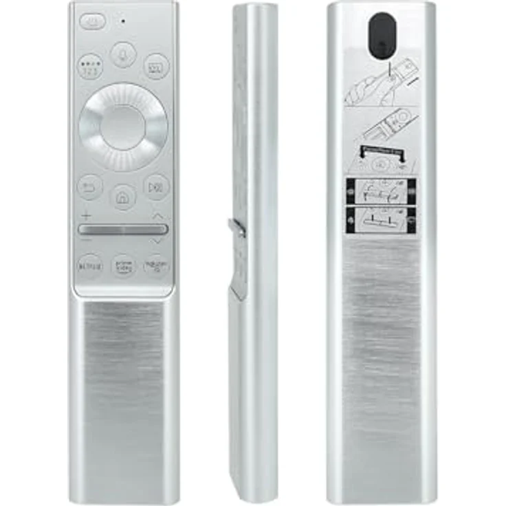 azurano Ersatz-Fernbedienung für Samsung BN59-01328A, BN59-01327B - Metall Gehäuse, VOCIE/Sprachfernbedienung, kompatibel mit QE GQ 4K QLED Series – Bild 3