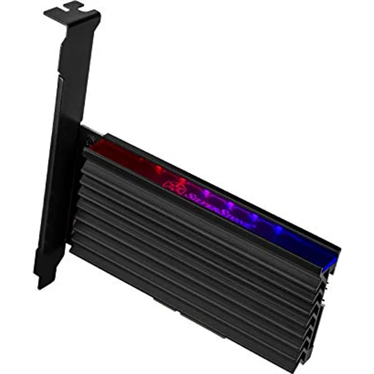 SilverStone SST-ECM24-ARGB - PCI-E Gen4 M.2 Erweiterungskarte mit Kühler, ARGB – Bild 2