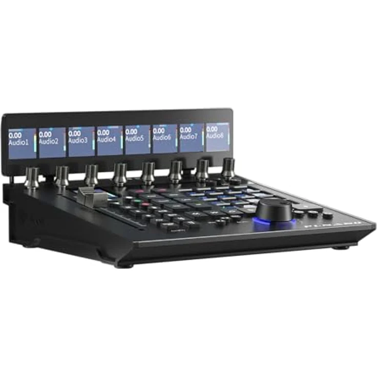 iCON Pro Audio P1-Nano/D5 USB MIDI DAW Controller, anpassbarer Touchscreen, motorisierter Fader, 8 Drehregler, nahtlose Integration mit gängigen DAWs – Bild 3