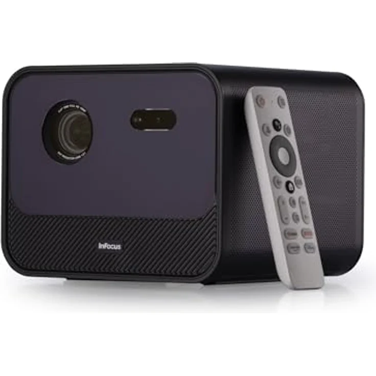 Infocus Crusader Grand Master IN3028SL, Full HD Beamer mit 1200 Lumen, 3D-Unterstützung, WLAN, Bluetooth, violett – Bild 3